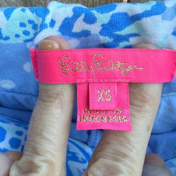 Lilly Pulitzer Luxletic Madison Skort Turtley Awesome Print - Picture 4 of 8